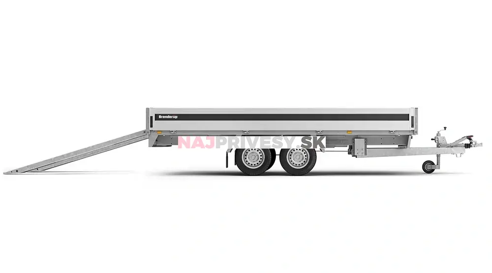 Brenderup 5520W ALU - 3500 kg + integrované oceľové nájazdy