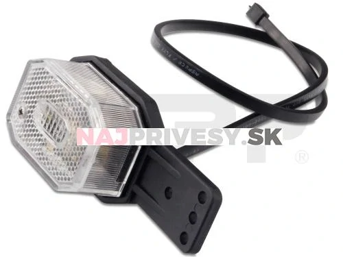 Svietidlo predné obrysové Aspöck Flexipoint I, s odrazkou na držiaku