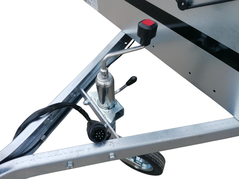 Brenderup 1203S UB+plachta s konštrukciou výšky 120cm od podlahy+oporné koliesko