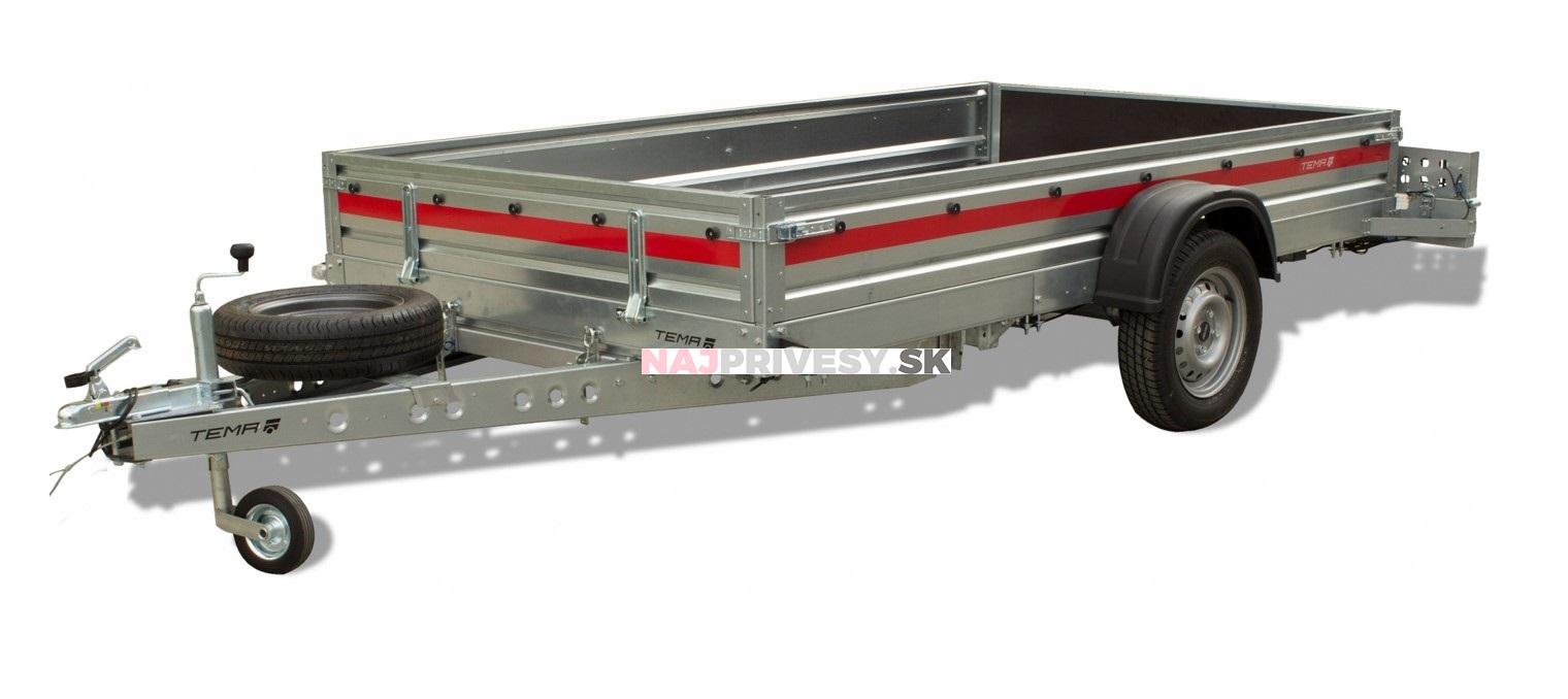 Prepravník TEMARED MULTITRANSPORTER 3016 C - 2950 x 1640 - brzdený 750kg