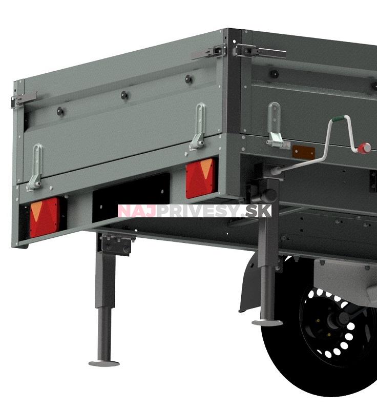 NEPTUN Nordica - 1350 kg (2x 750 kg) - 320x170x40 cm kola pod ložnou plochou