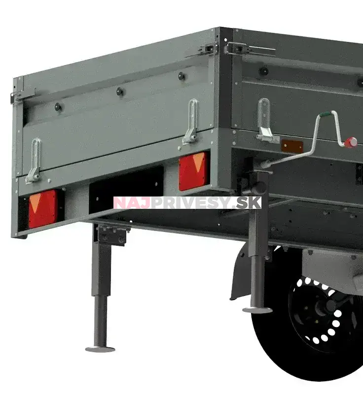 NEPTUN Nordica - 2000 kg, 320x168x40 cm kola pod ložnou plochou