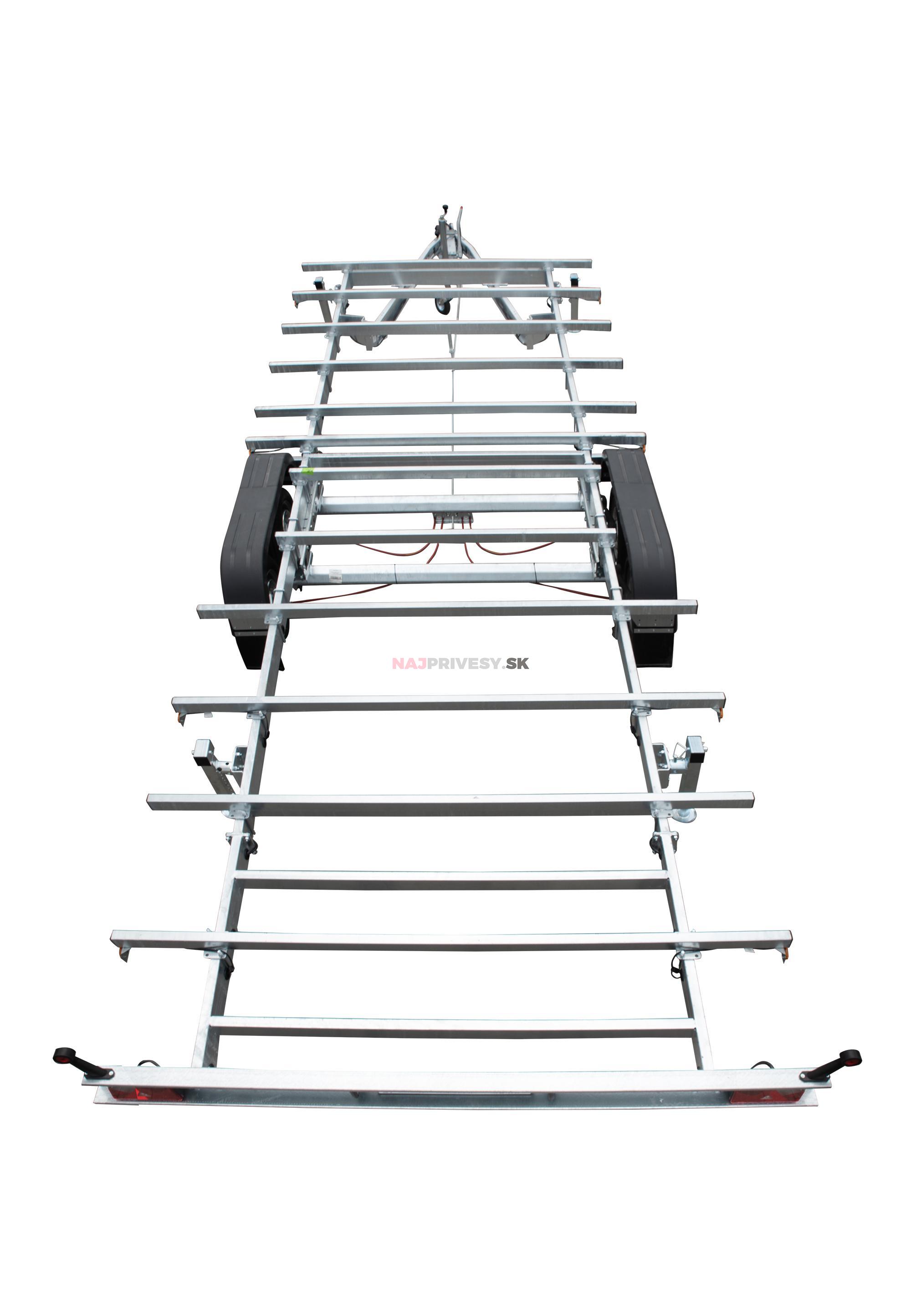 Príves Temared TINY HOUSE 7024 3,5T, príves na dostavbu mobilných domov