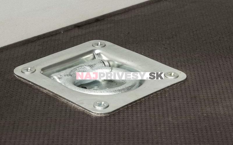 Skriňový príves Temared BOX 2512 - 750 kg