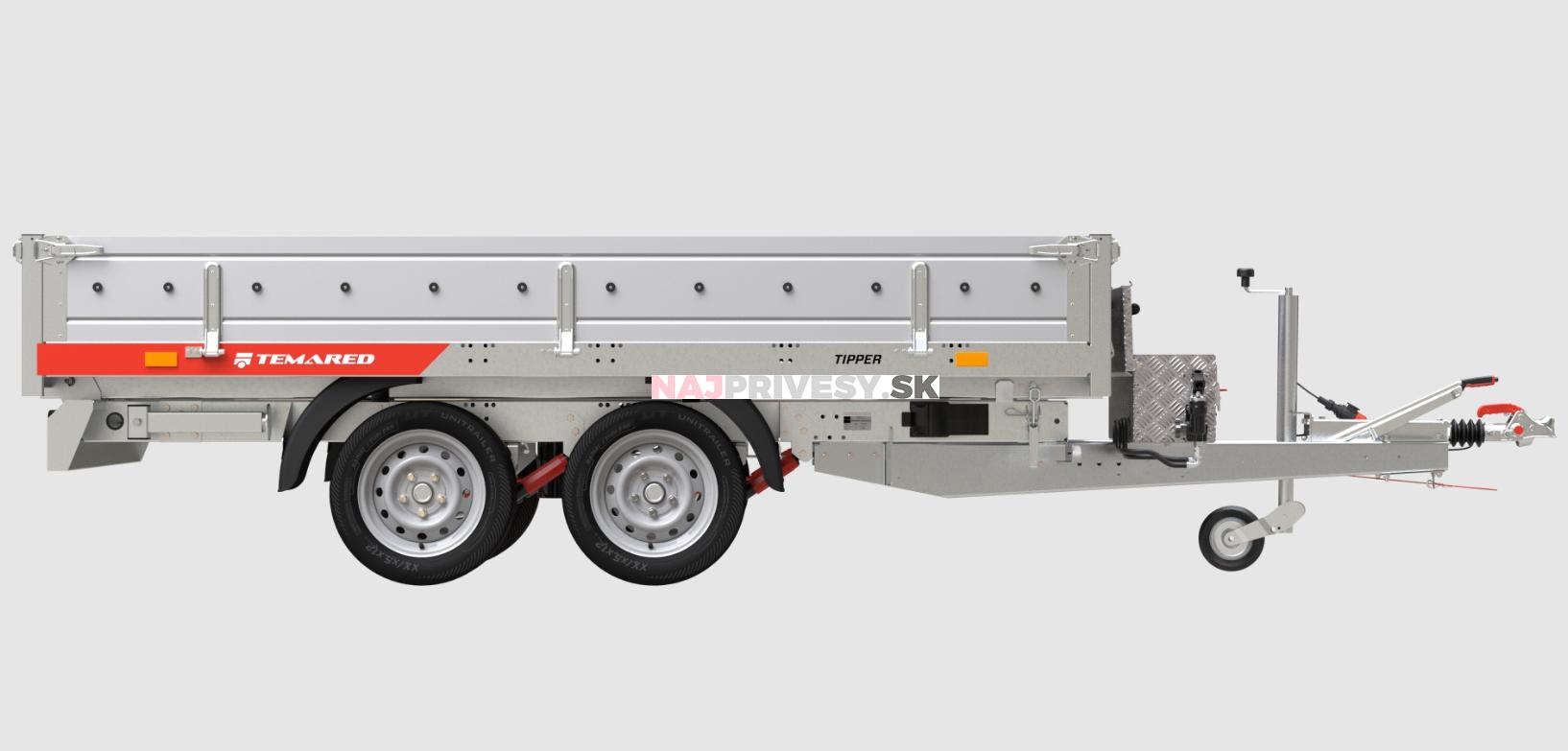 Kombinovaný hydraulický sklápač TEMARED TIPPER 3015/2 - 2700 kg