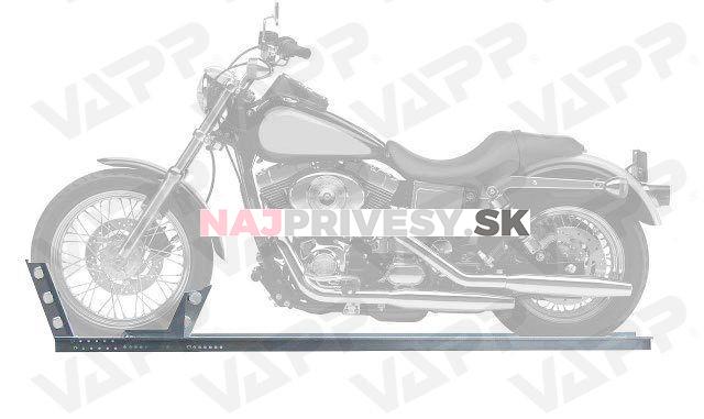 Držiak motocykla s automatickým zaistením VAPP 2495/190mm pozink