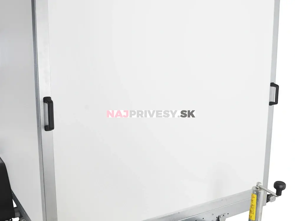 Skriňový príves Brenderup CD350TBD2500 350x155x185 cm 2500 kg DVERE