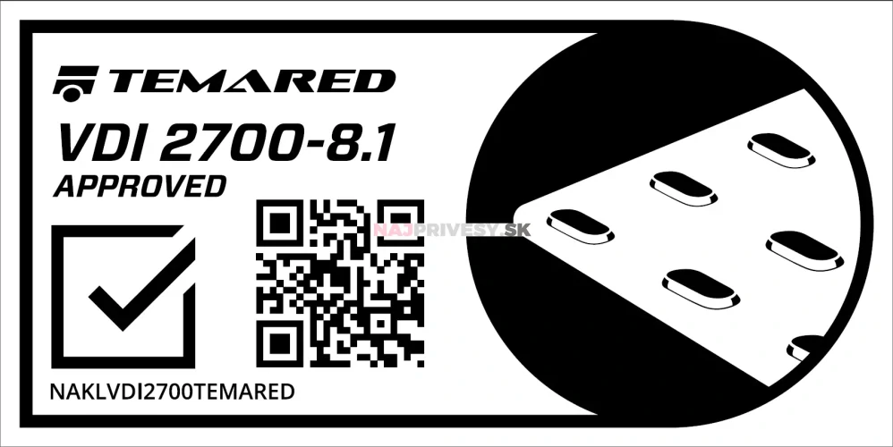 TEMARED CARKEEPER 4021/2S LOHR+výplň preglejka 3000 kg VDI 2700