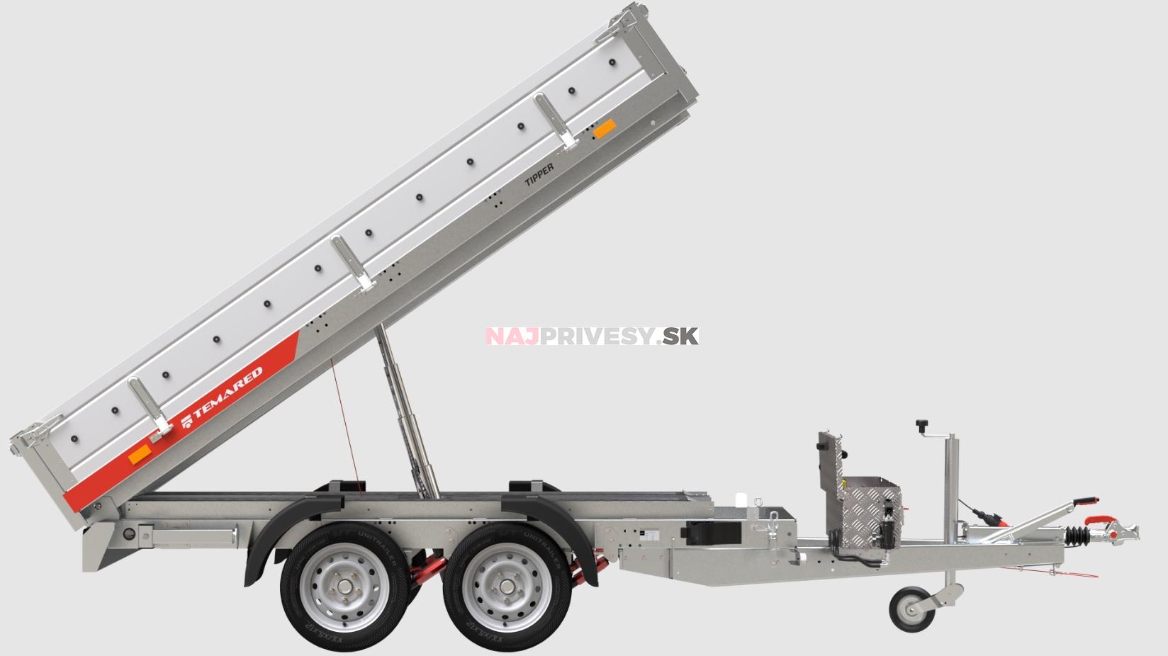 Kombinovaný hydraulický sklápač TEMARED TIPPER 3015/2 - 2700 kg