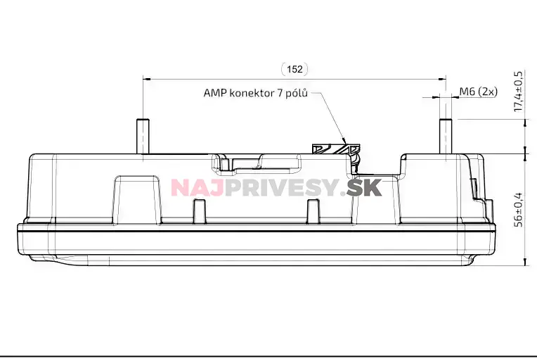 Svítilna Jokon 920 združená LED 12V, L-BL/BR/KO/CO/ML, baj7