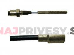 Brzdové lanko KNOTT 1230/1440 mm, závit M8