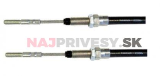 Lanovod brzdový pre KHV KNOTT 1800/2370 závit M10-M10