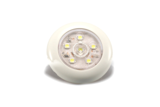 Vnútorné osvetlenie Lucidity 22765 pr. 75 mm, 12-24V, 120/84 lm, 6 LED, dotyk. spínač, IP67