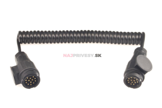 Propojovací kabel o délce 3,2m spirálový, 2x zástrčka 13 pól