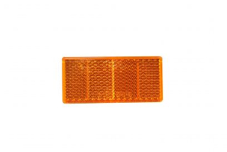 Odrazka oranžová obdĺžniková 69x31,5 mm Aspöck samolepiaca