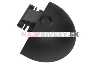 Koncovka pre AirLine lištu 5503 nacvakávacia bez skrutkovania, plast, čierna