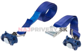 Popruh upínací 25mm s prackou WTK, 0,2+1,8m, uchytenie do AirLine lišty 382, EN 12195-2