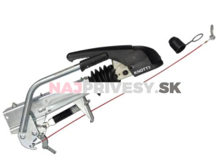Nájazdová brzda AL-KO 161S PLUS 950-1600 kg (univerz. montáž) + stabilizátor KNOTT KS30