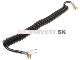 Kábel špirálový 15 žilový, 3,2 m