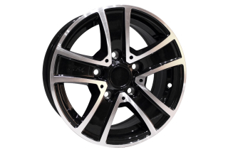 Disk Alu 6,0Jx13 H2 ET30 (112x5) Black Diamond