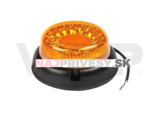 Maják pevný oranžový Fristom FT-100 3S LED, nízky