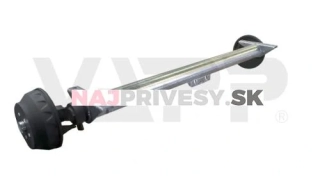 Náprava KNOTT GB 18 (1800 kg) b=1500 mm, c=1970 mm, 250x40, 112x5, s prípravou pre tlmiče