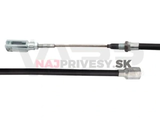 Lanovod brzdový BPW 800/1087 mm, S3006-7, závit M10, vrátane vidlice