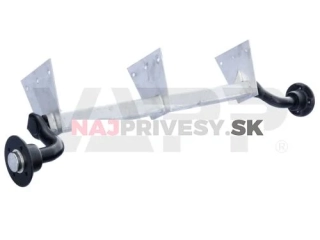 Náprava KNOTT VG 7 (750 kg) b=936 mm, c=1330 mm, 100x4, atyp pätky