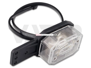 Svietidlo predné obrysové Aspöck Flexipoint I, s odrazkou na držiaku