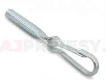 Koncovka silónového lanka pr. 8 mm vr. karabínky