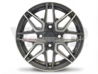Disk Alu 5,0Jx13 H2 ET30 (100x4) Sunny Grey Diamond