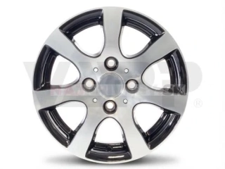 Disk Alu 5,0Jx13 H2 ET30 (100x4) OJ 13-4 Schwarz Poliert